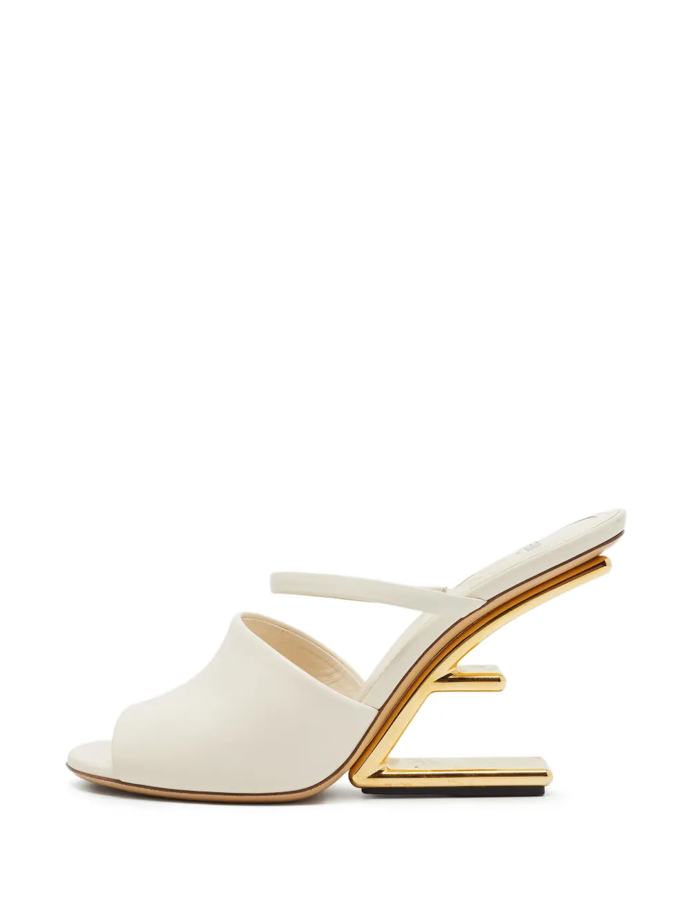 Fendi Pre-Owned Fendi First sculptural-heel sandals - Weiß
