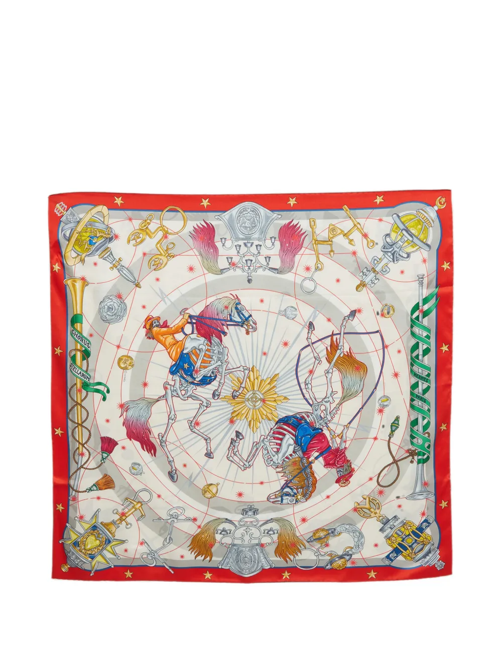 Hermès Pre-Owned Chorus Stellarum scarf - Nude