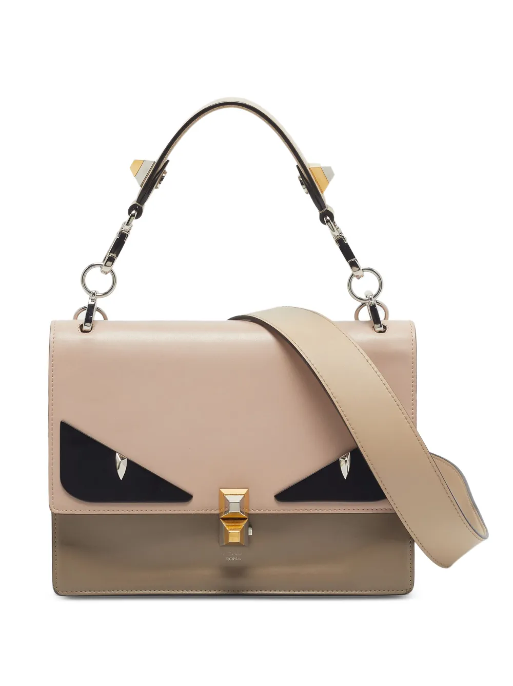 Fendi Pre-Owned 2018 medium Kan I shoulder bag - Nude