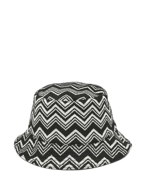 Missoni Pre-Owned gorro de pescador tejido con motivo en zigzag