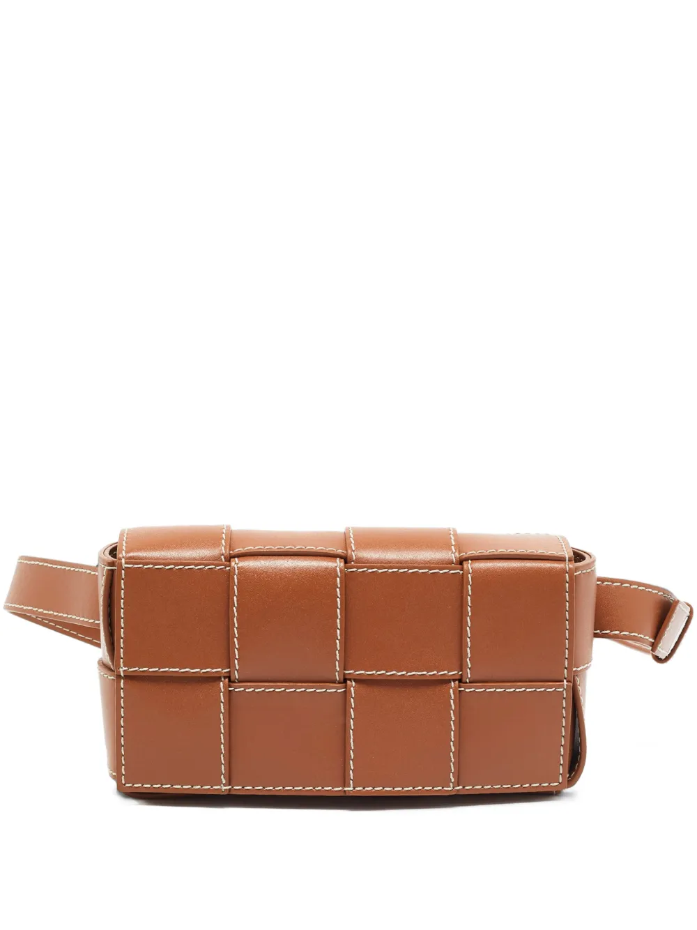 Bottega Veneta Pre-Owned mini Cassette Intrecciato belt bag - Braun