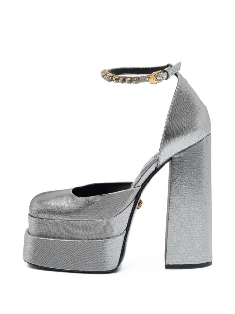 Versace Pre-Owned Medusa Aevitas 双层厚底高跟鞋
