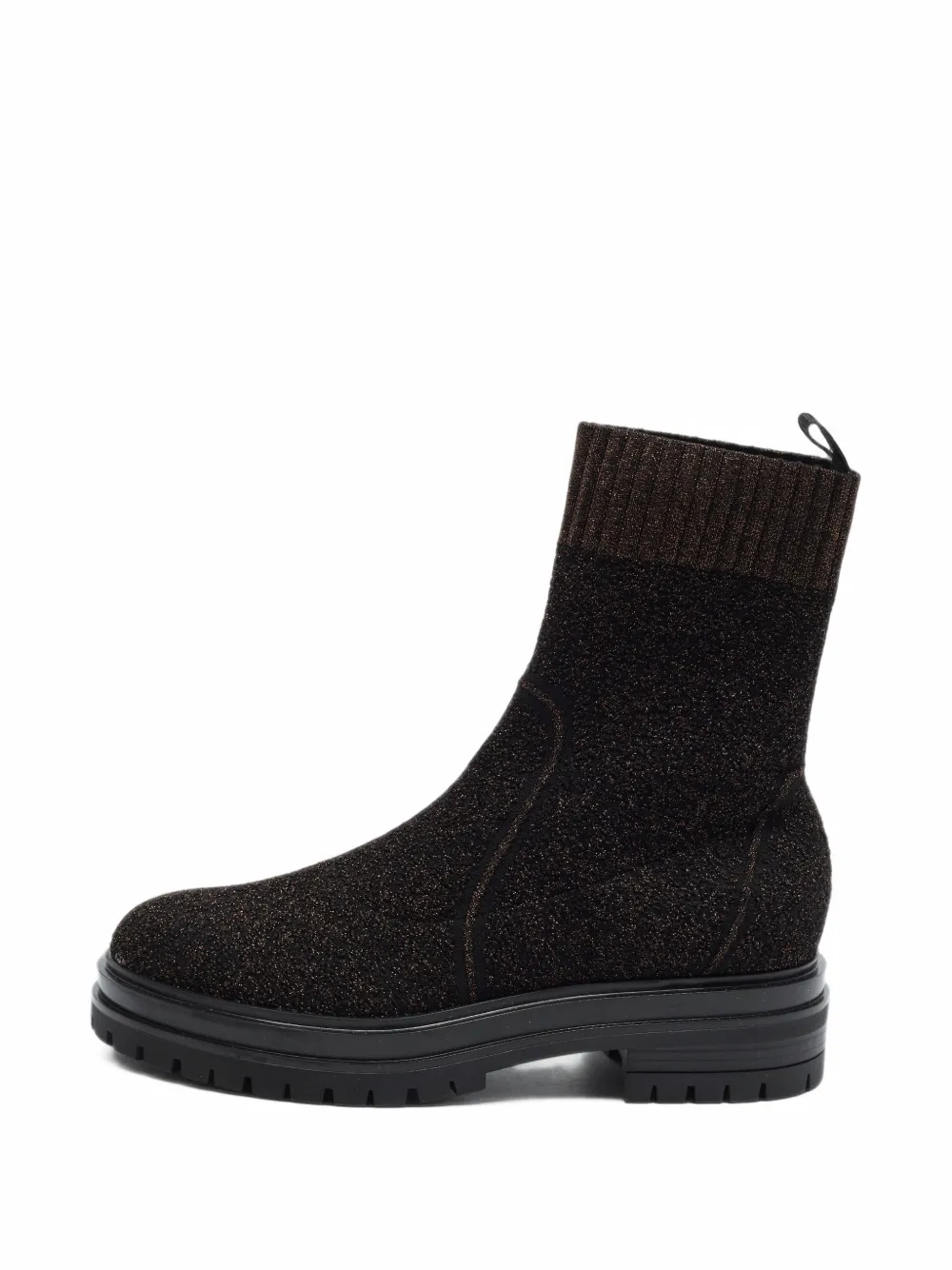 Gianvito Rossi Torrance knitted ankle boots - Black