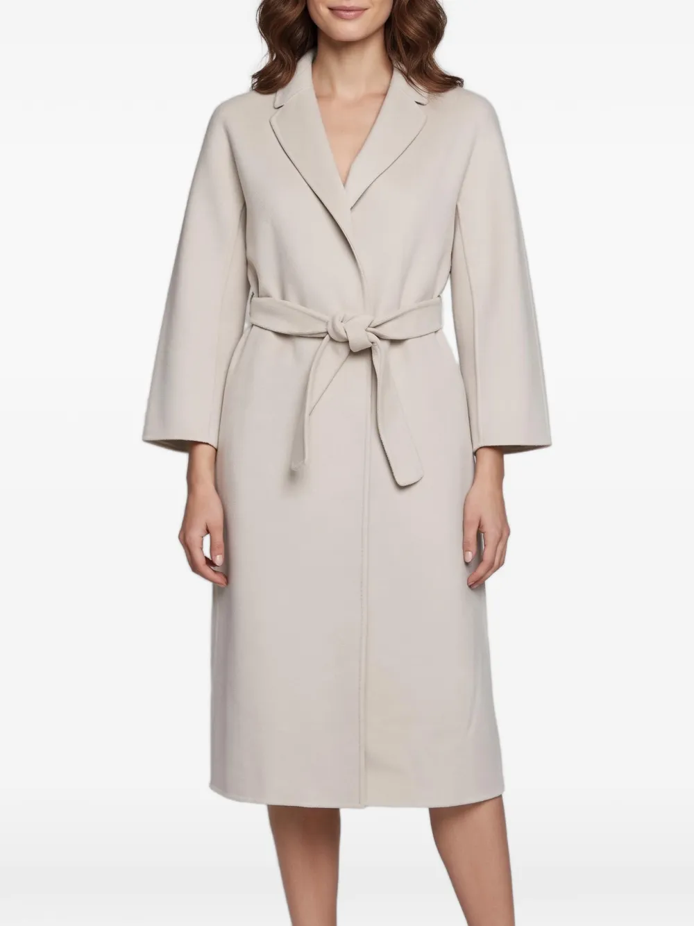 'S Max Mara double-breasted belted coat - Toni neutri
