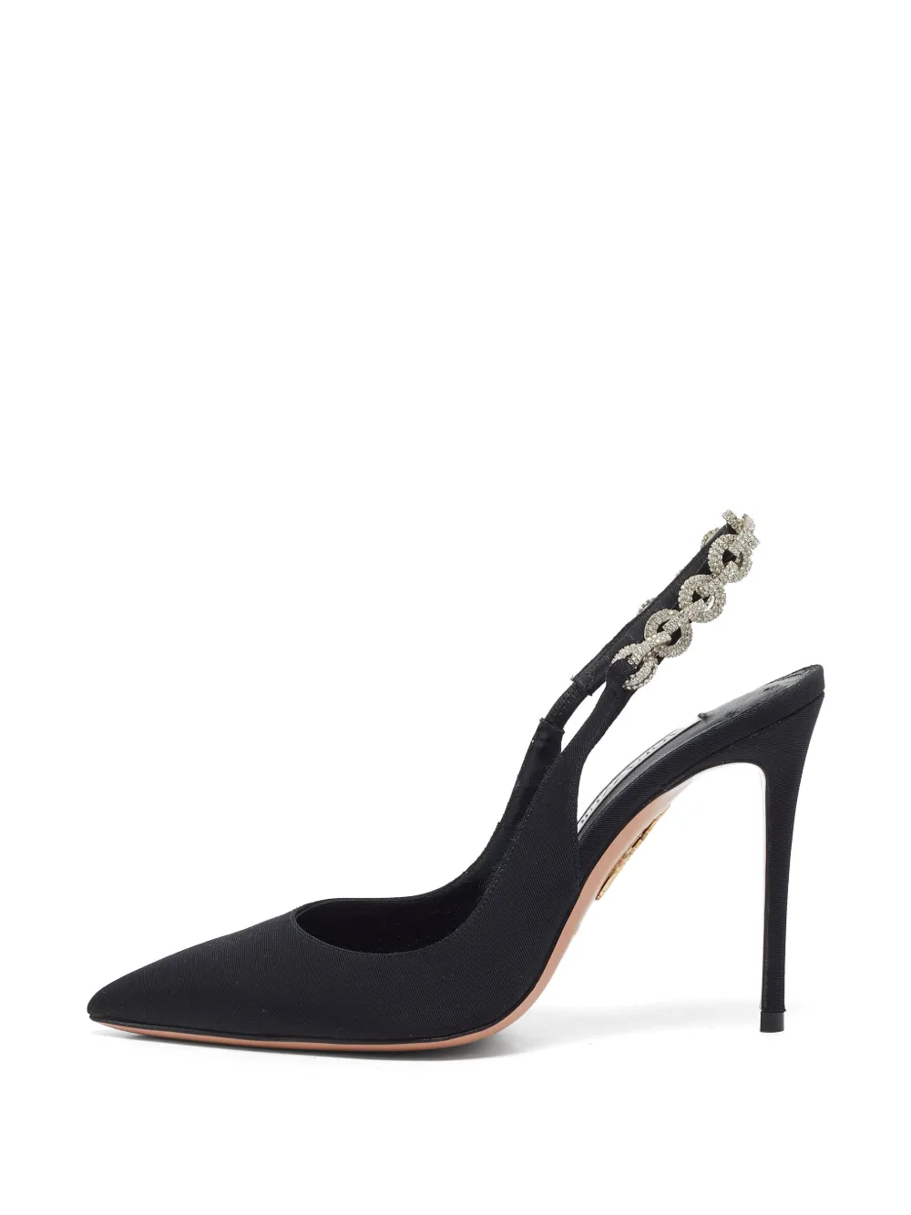 Aquazzura Love Link slingback heeled pumps - Schwarz