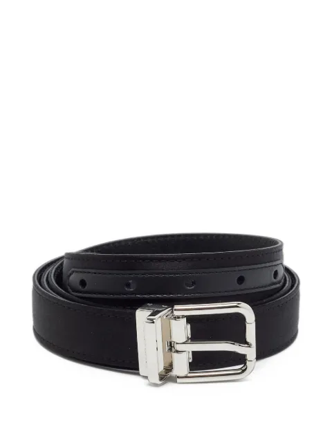 Dolce & Gabbana Pre-Owned cinturón de piel con hebilla