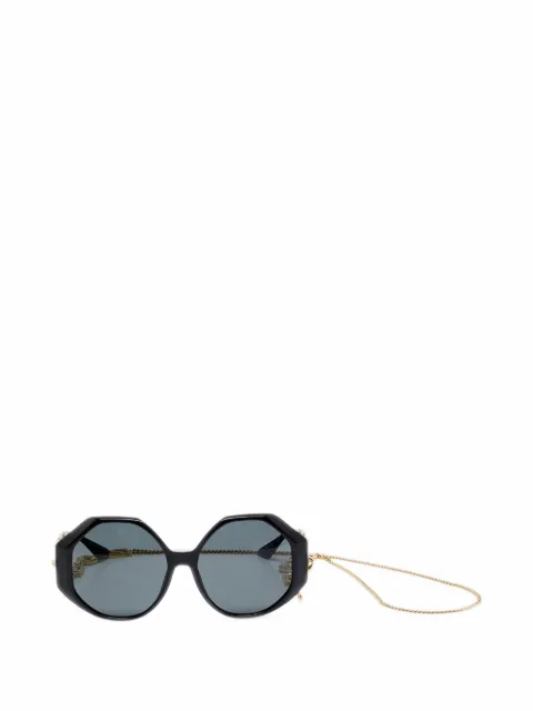 Versace Pre-Owned Medusa Greca geometric sunglasses