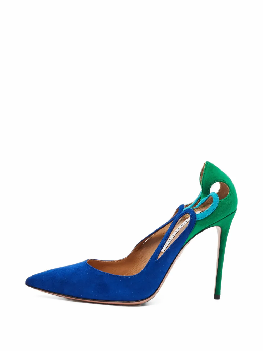 Aquazzura Fenix suede pumps - Blau