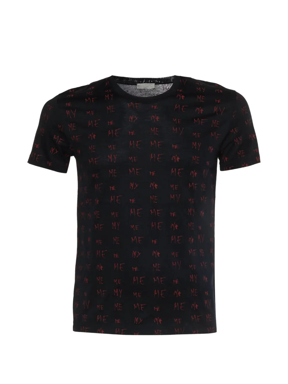 Christian Dior Pre-Owned ME MY print T-shirt - Nero
