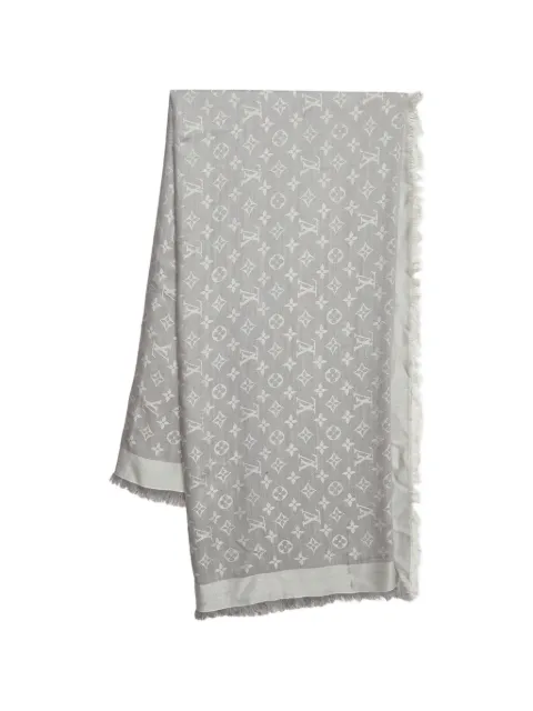 Louis Vuitton Pre-Owned Monogram fringed shawl