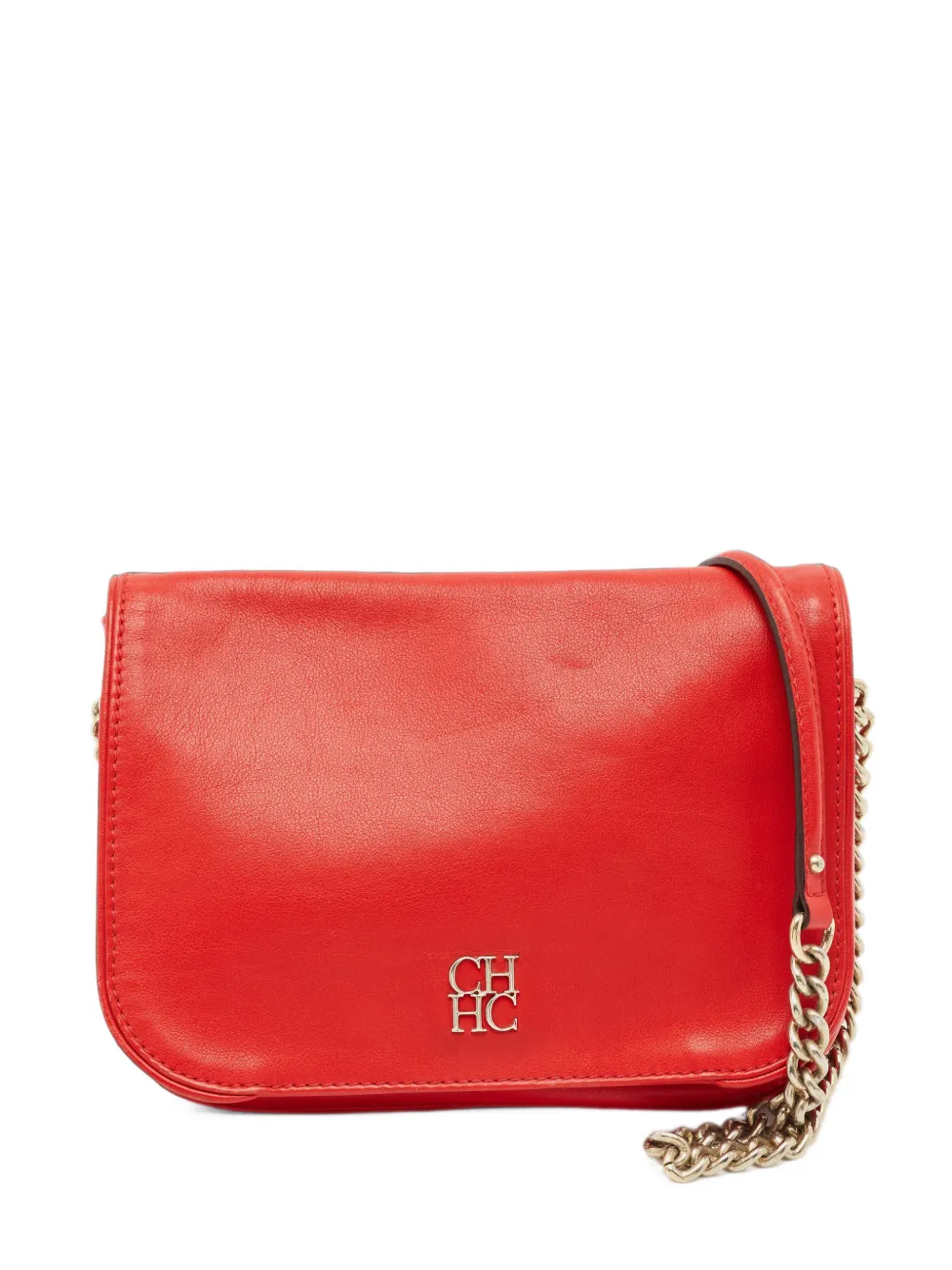 Carolina Herrera Vintage New Baltazar flap shoulder bag - Rot