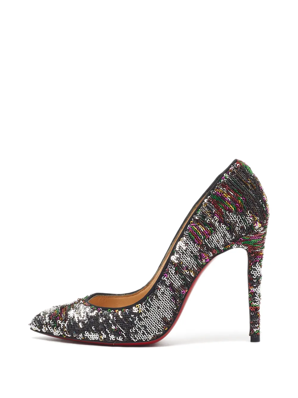 Christian Louboutin Pre-Owned Pigalle Follies sequin pumps - Silber