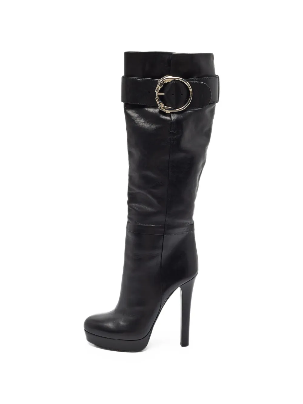 Gucci Pre-Owned bottines Josephine en cuir - Noir