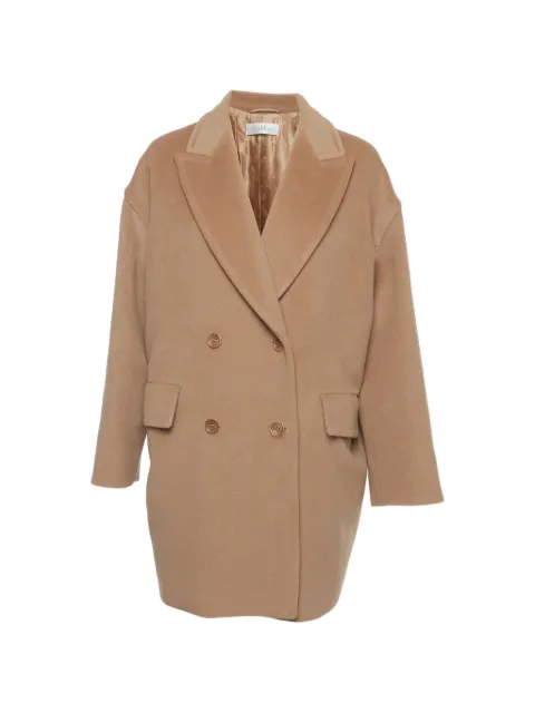 Max Mara manteau croisé à revers crantés