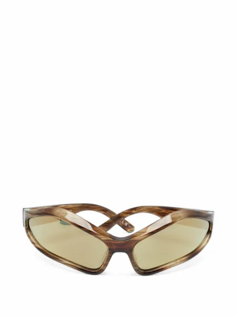 Balenciaga Pre-Owned BB0314S shield-frame sunglasses