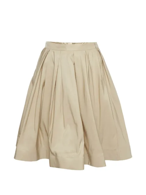 Red Valentino Vintage pleated A-line mini skirt