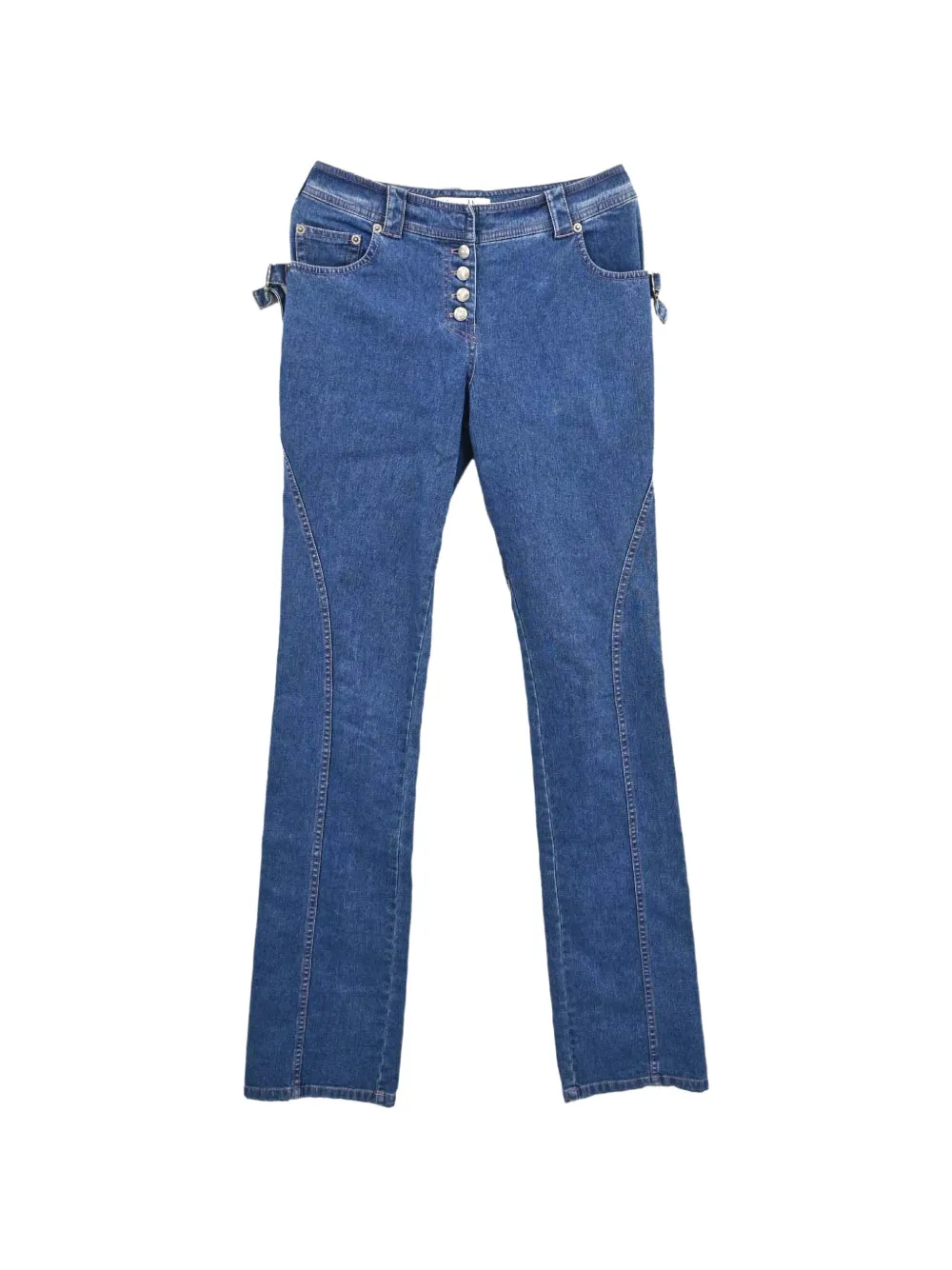 Christian Dior Pre-Owned 2003 button-fly jeans - Blau