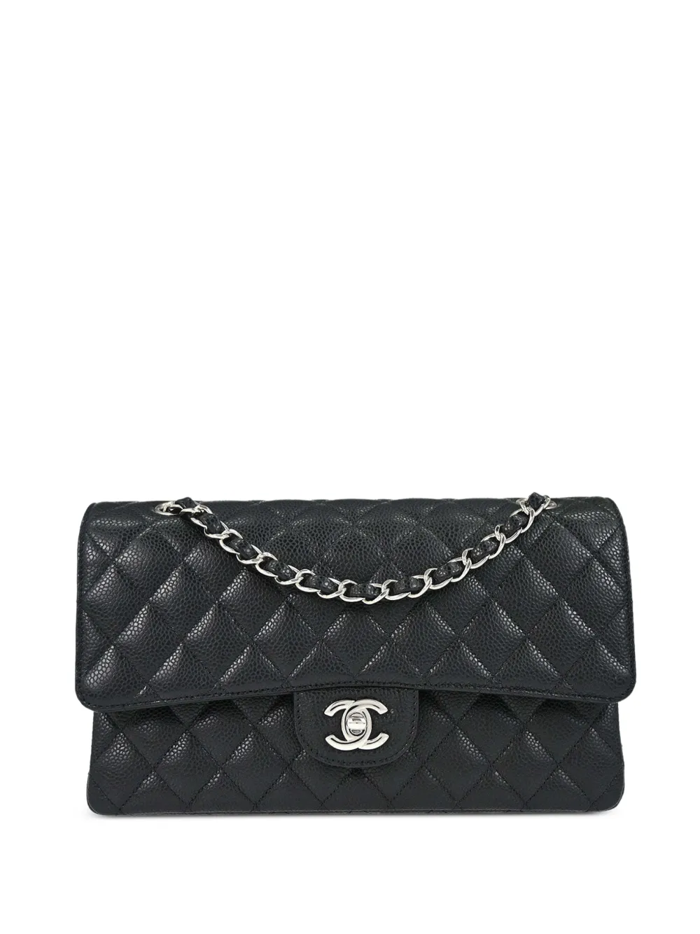 CHANEL Pre-Owned 2019 medium Classic Double Flap shoulder bag - Schwarz