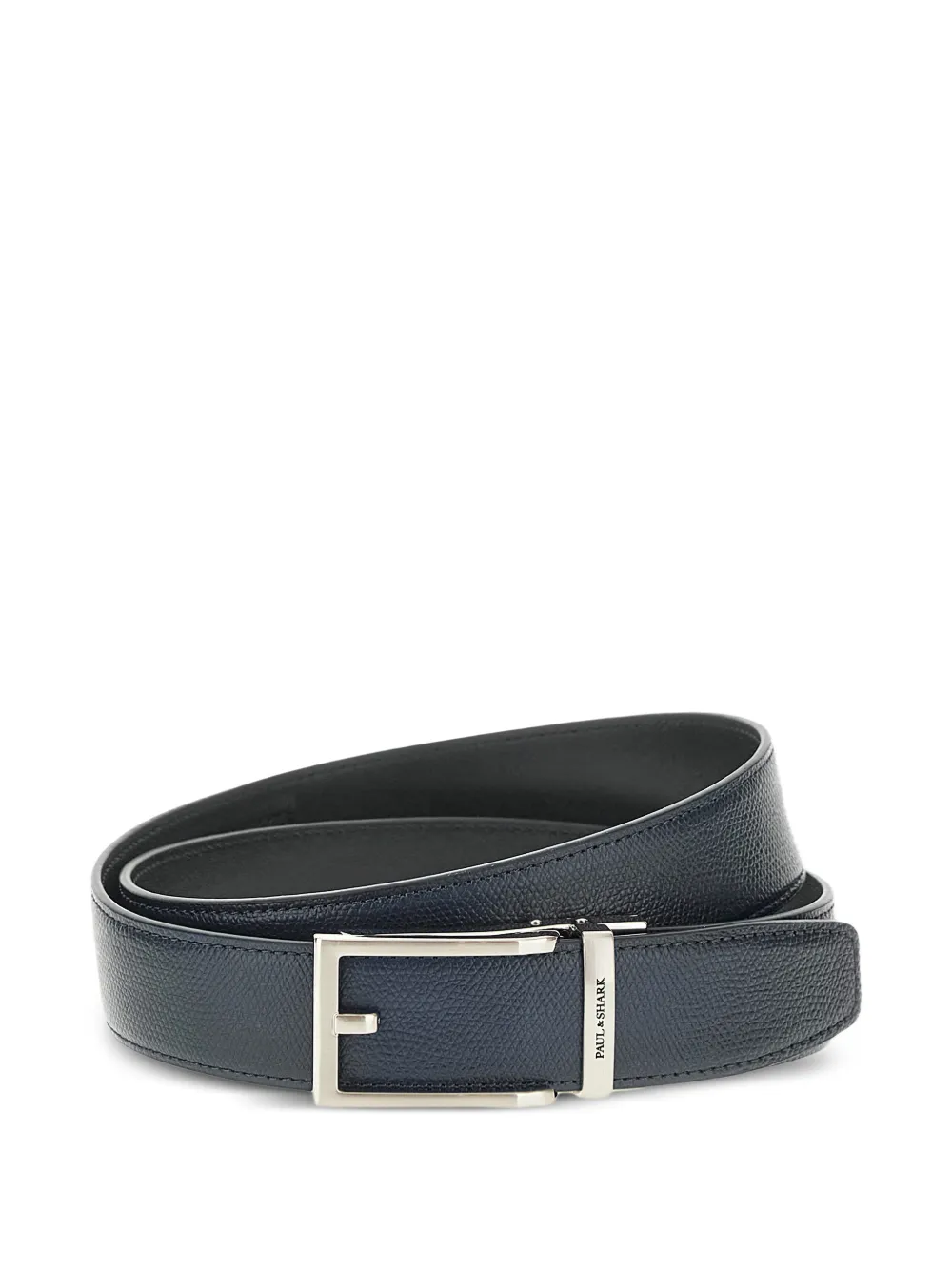 Paul & Shark pebbled leather belt - Blue