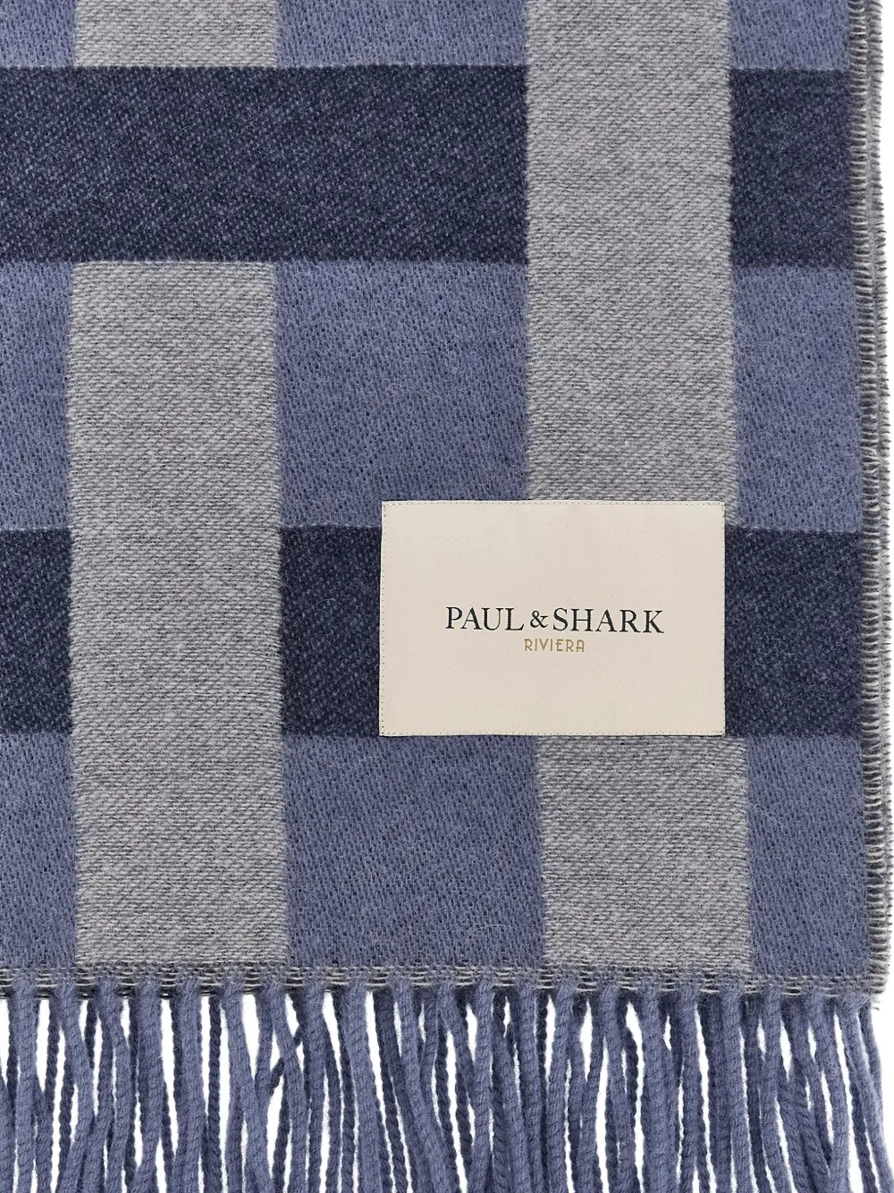 Paul & Shark Sjaal met geometrische print Blauw