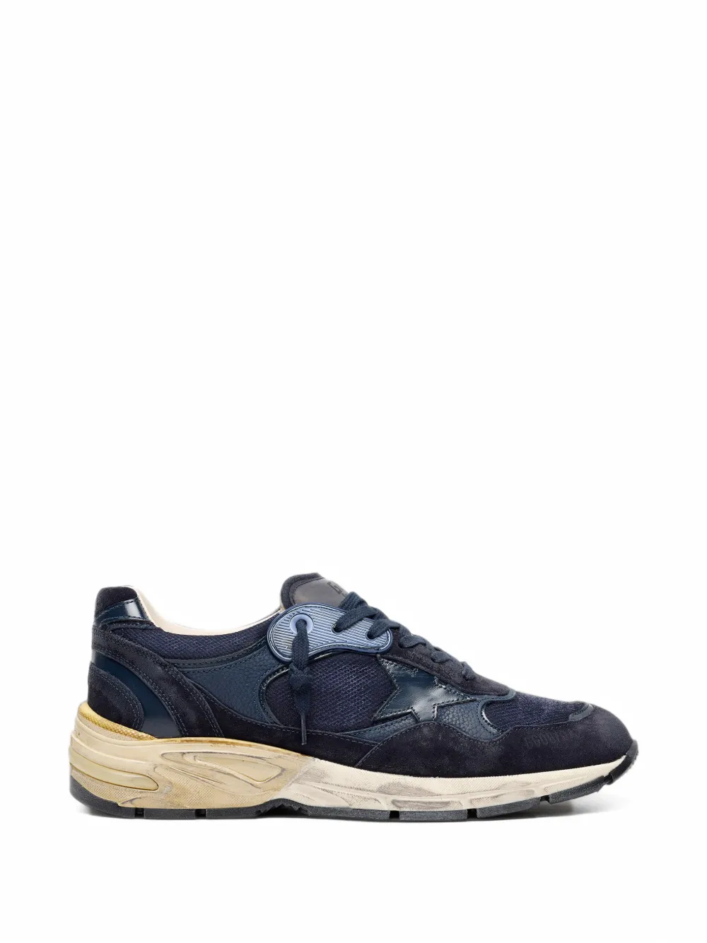 Golden Goose Dad-Star leather sneakers - Blau