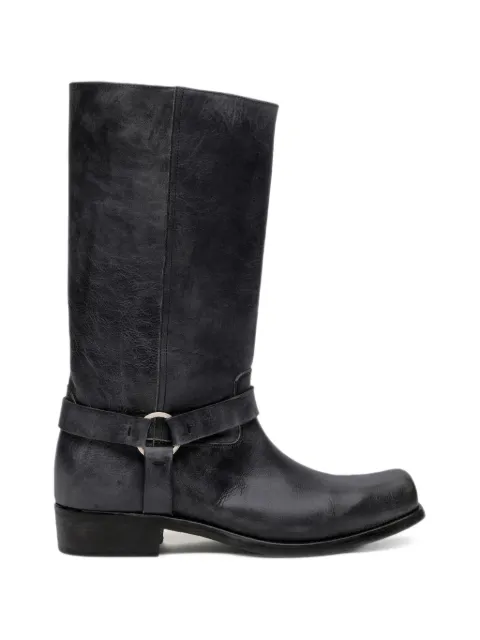 Golden Goose distressed harness boots