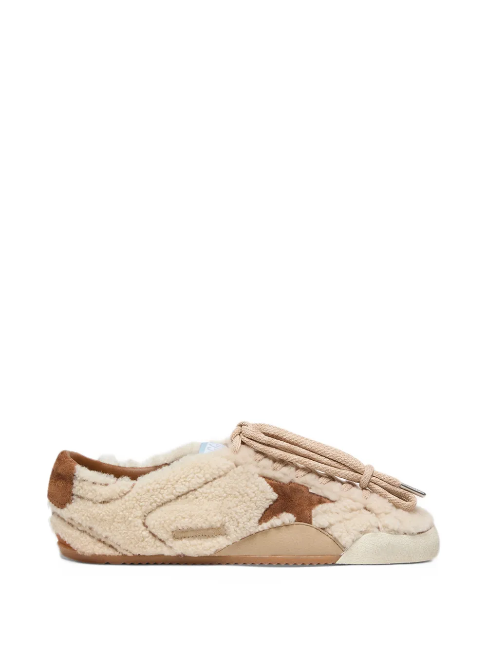 Golden Goose Sneakers True Star in shearling - Toni neutri