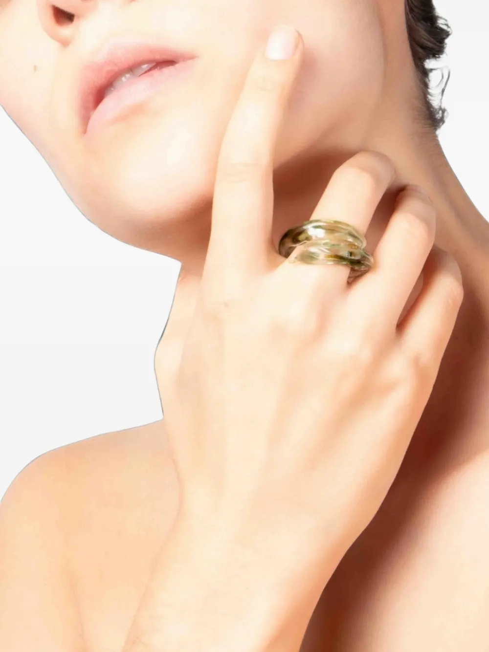 SALVÁREA Soplo Remolino sculptural ring