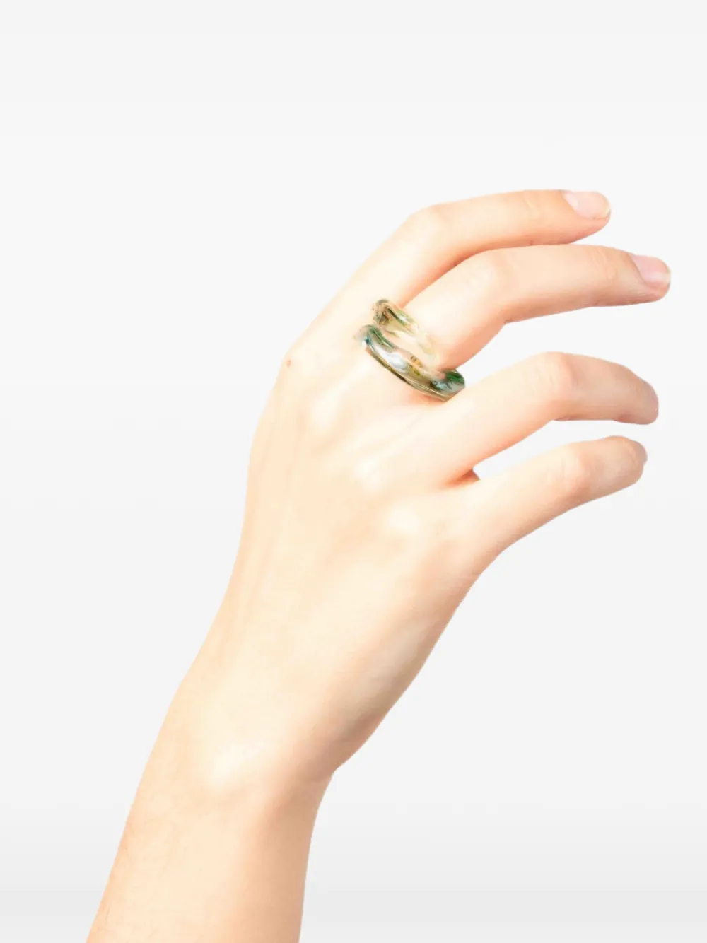 SALVÁREA Soplo Remolino sculptural ring