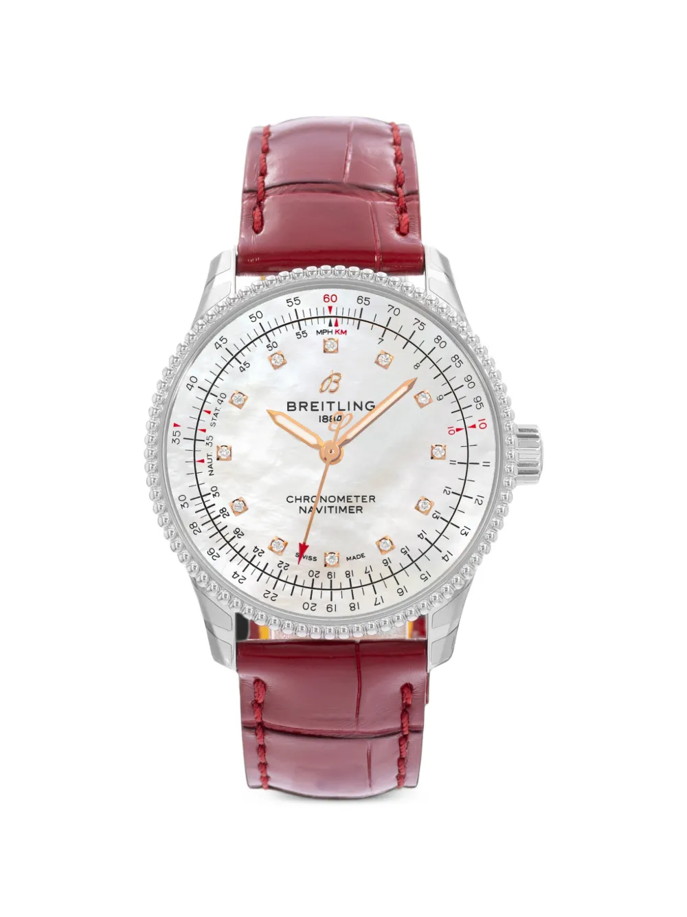 Breitling Navitimer 35mm watch - Weiß