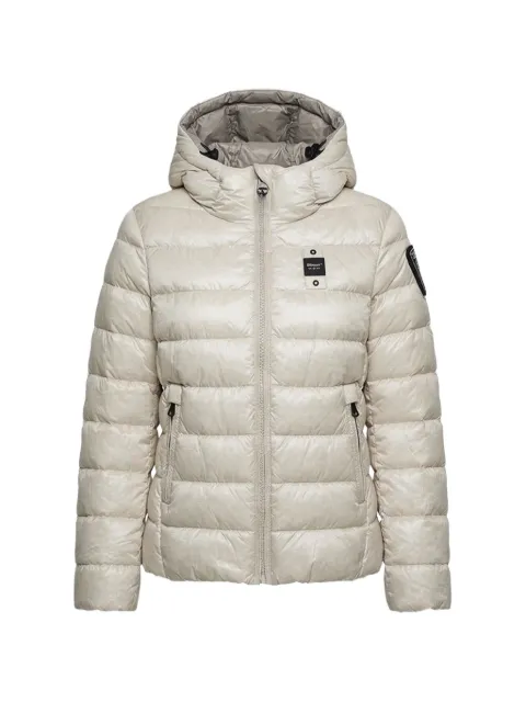 Blauer hooded puffer jacket