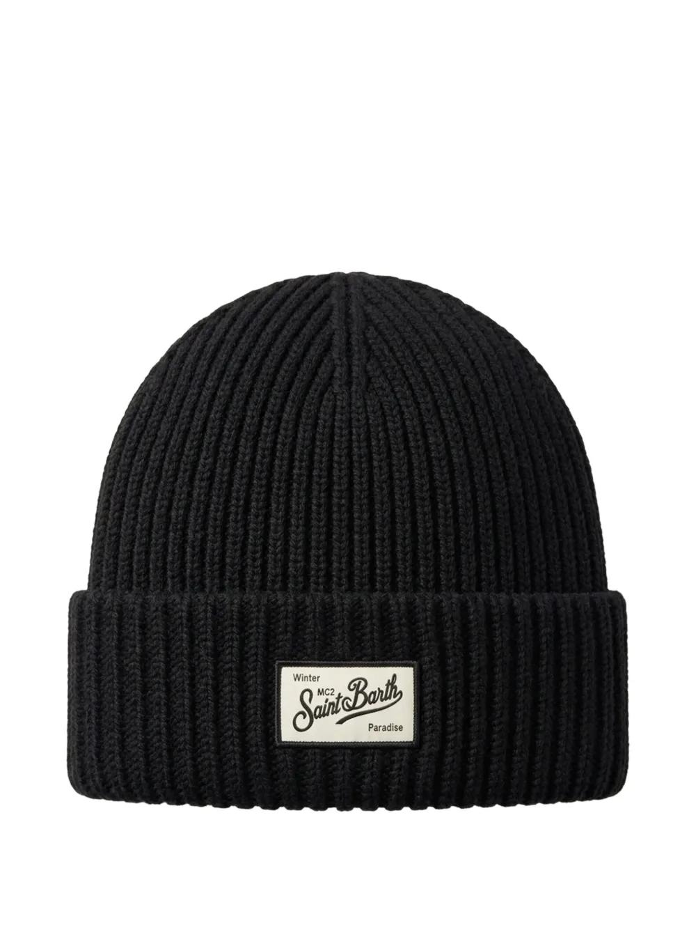 MC2 Saint Barth Kids Muts met logopatch Zwart