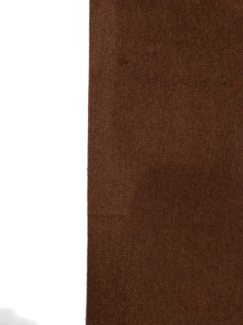 Zegna Sjaal met logopatch Bruin