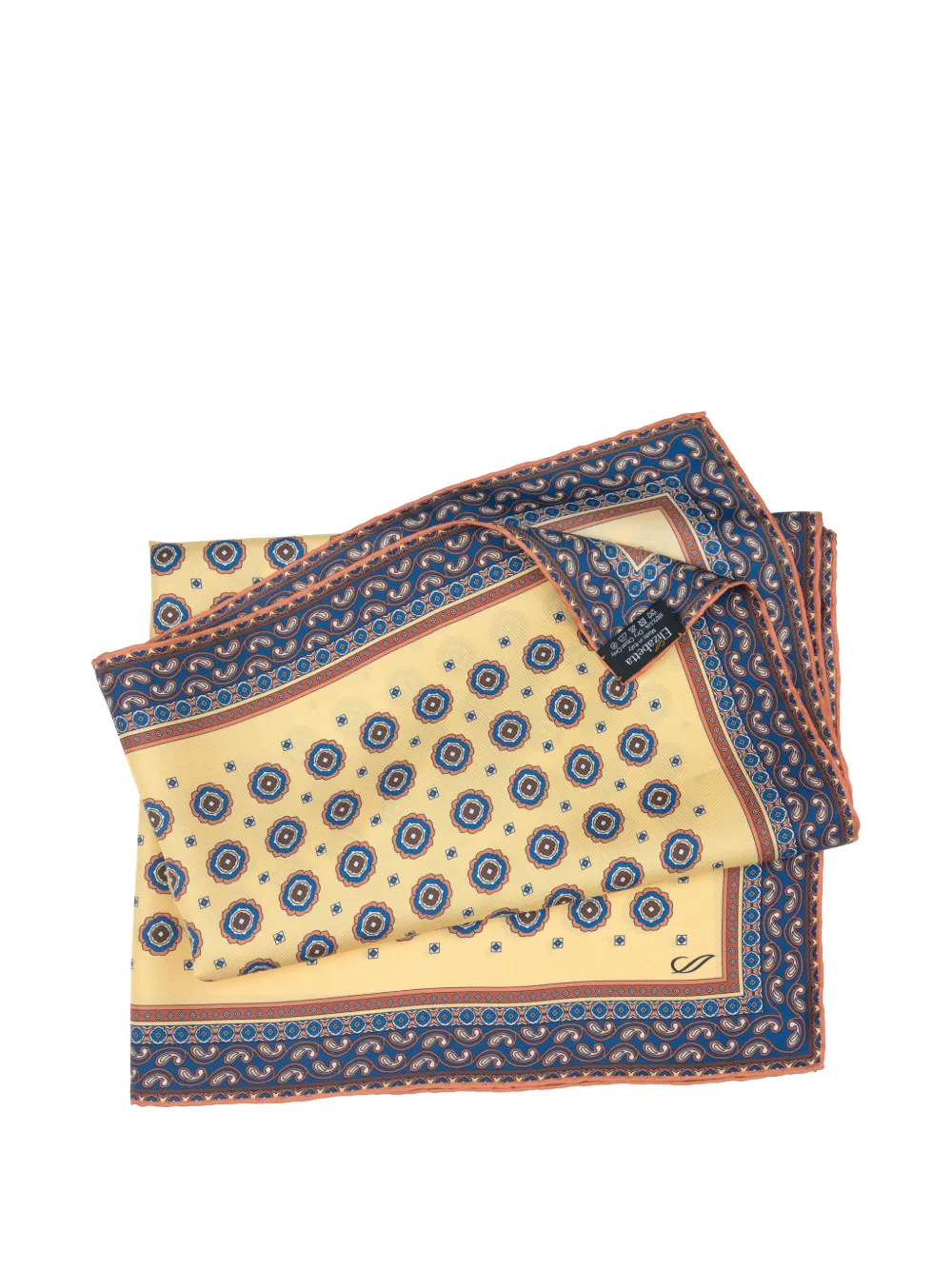 Elizabetta Orsini medallion-print neckerchief - Nude