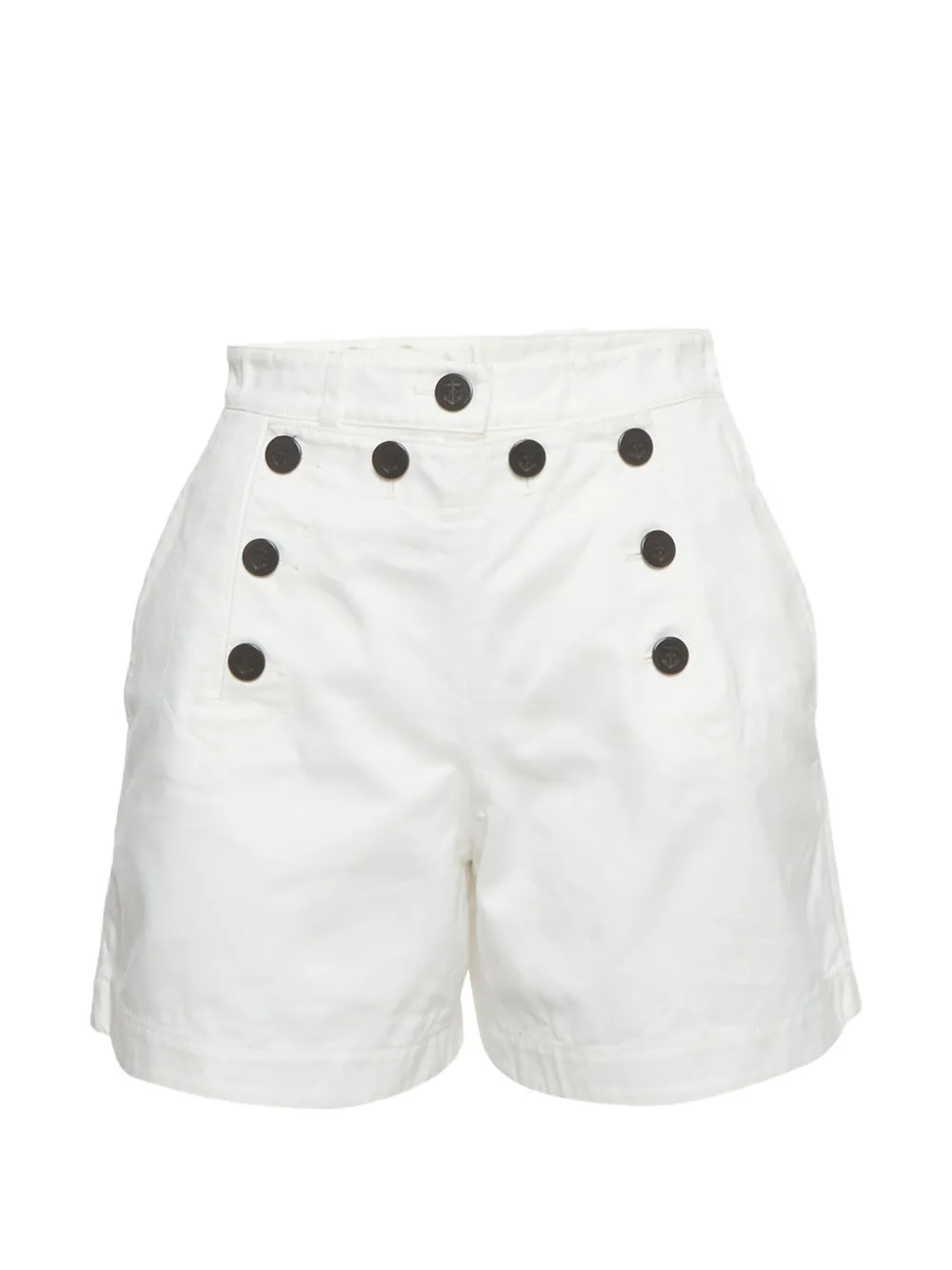 Christian Dior Pre-Owned Sailor gabardine shorts - Weiß