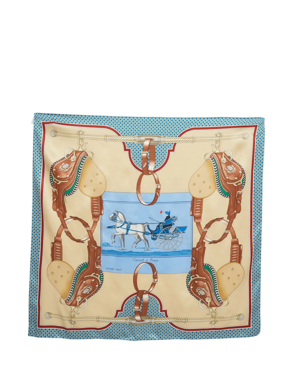 Hermès Pre-Owned Carrick à Pompe scarf - Nude