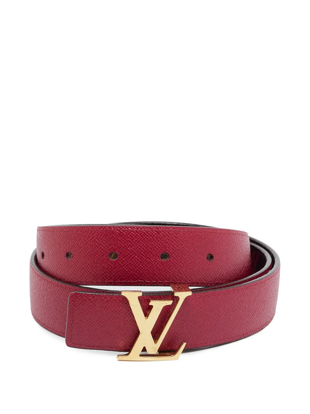 Louis Vuitton Pre-Owned 2013 LV Initiales reversible belt - Rosso