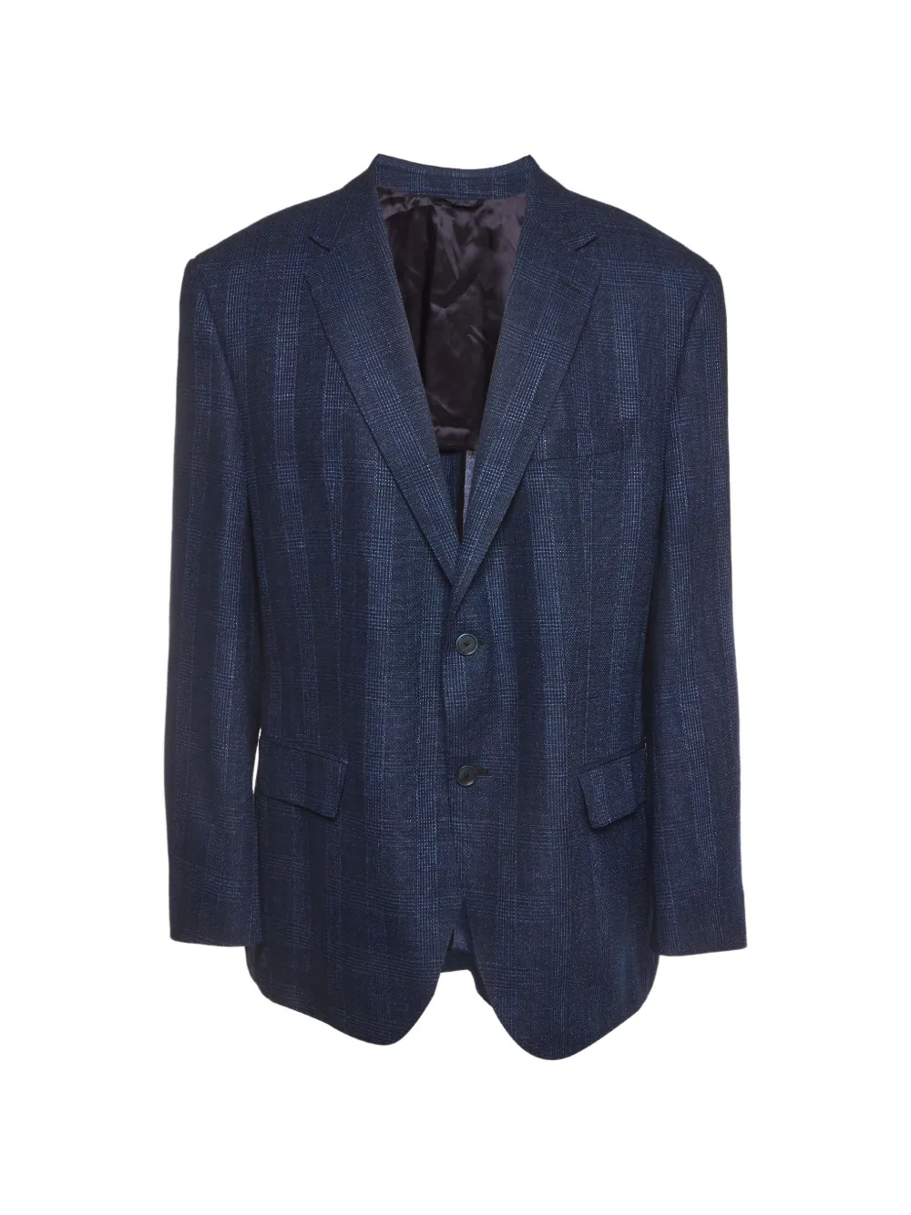 BOSS Jestor4 plaid blazer - Blau