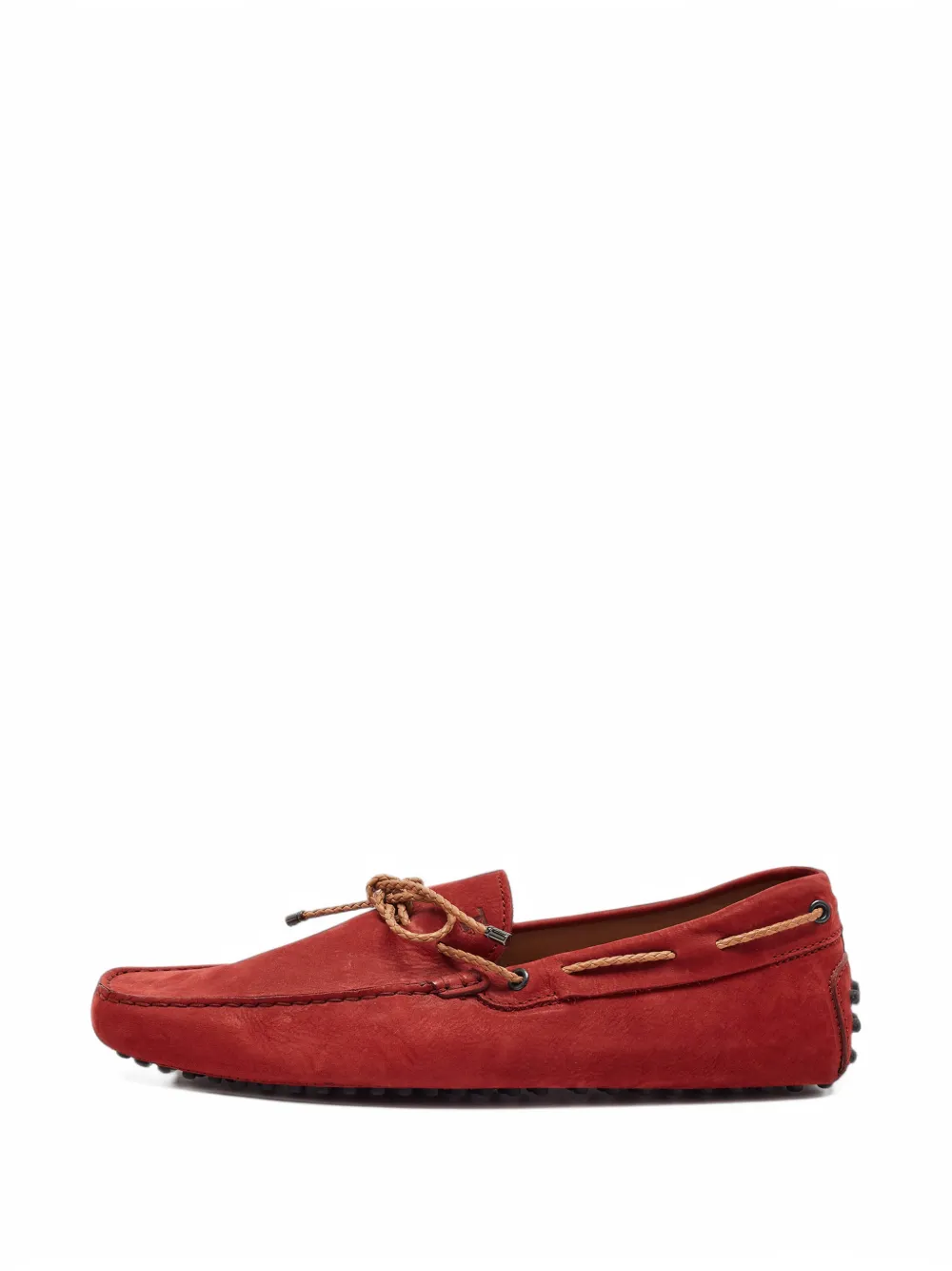 Tod's Vintage Gommino bow-detail loafers - Rouge Tod's Vintage Gommino bow-detail loafers - Rouge