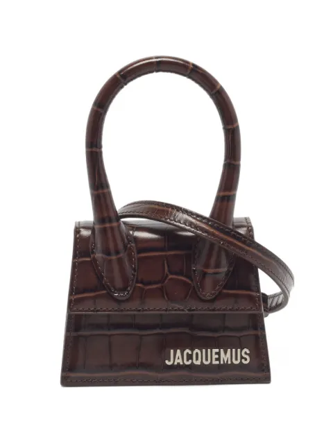 Jacquemus Pre-Owned Le Chiquito crocodile-embossed handbag