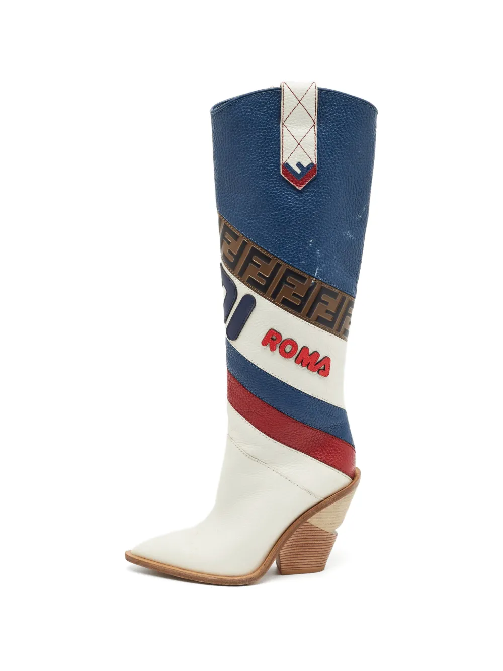 Fendi Pre-Owned x Fila Mania FF 1974 boots - Weiß