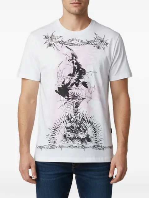 Givenchy Pre-Owned Gothic-print cotton T-shirt