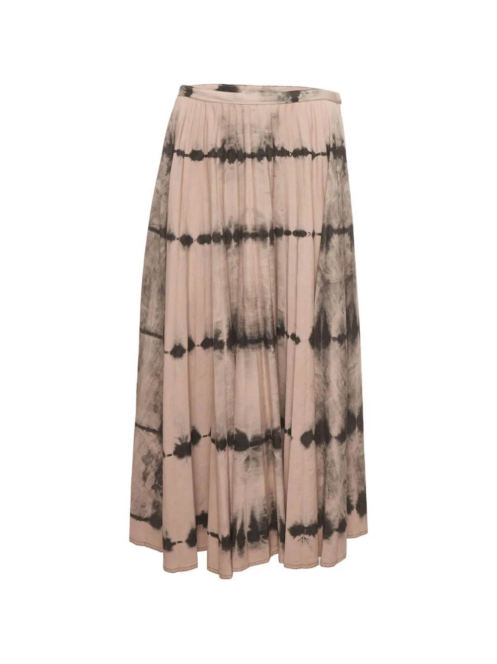 Christian Dior Pre-Owned tie-dye pleated maxi skirt - Rosa