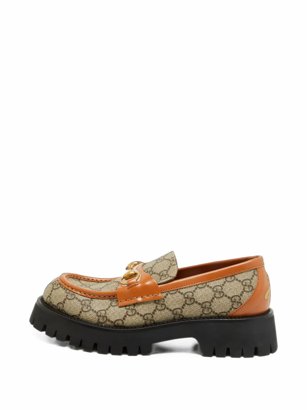 Gucci Pre-Owned Horsebit platform loafers - Braun