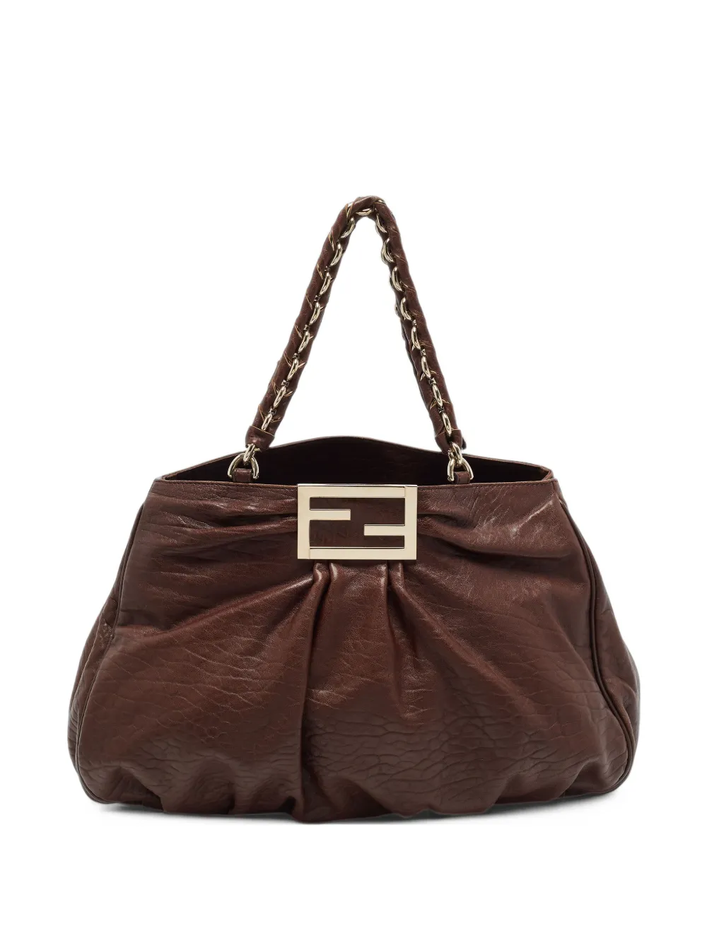 Fendi Pre-Owned 2009 Mia Schultertasche aus Leder - Braun