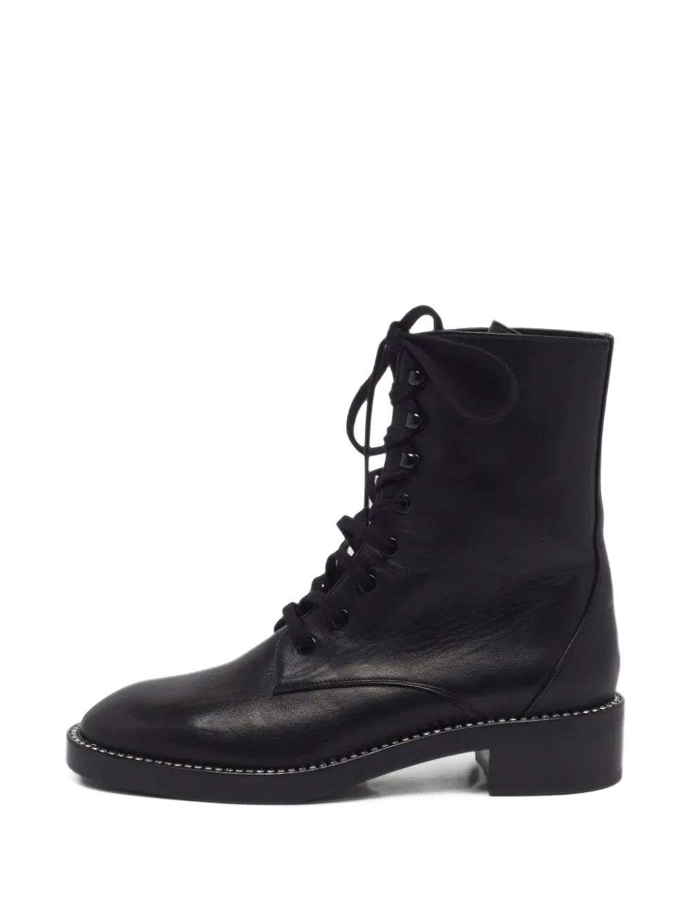 Stuart Weitzman Sondra Shine combat boots - Schwarz