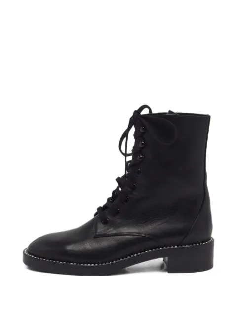 Stuart Weitzman Sondra Shine combat boots