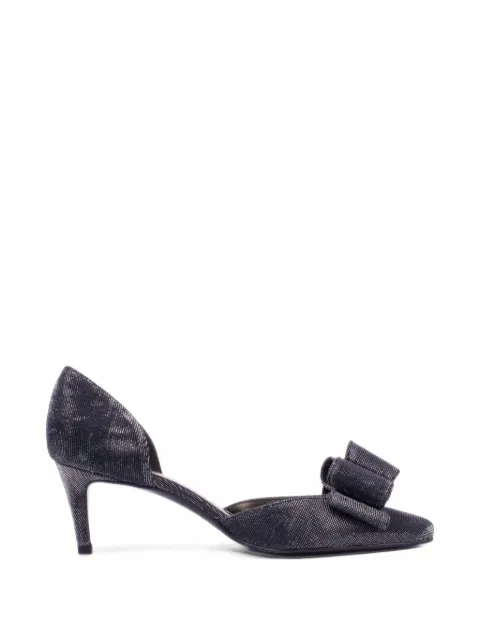 Stuart Weitzman bow-detail pointed-toe pumps