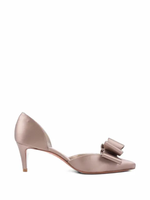 Stuart Weitzman bow-detail pointed-toe pumps