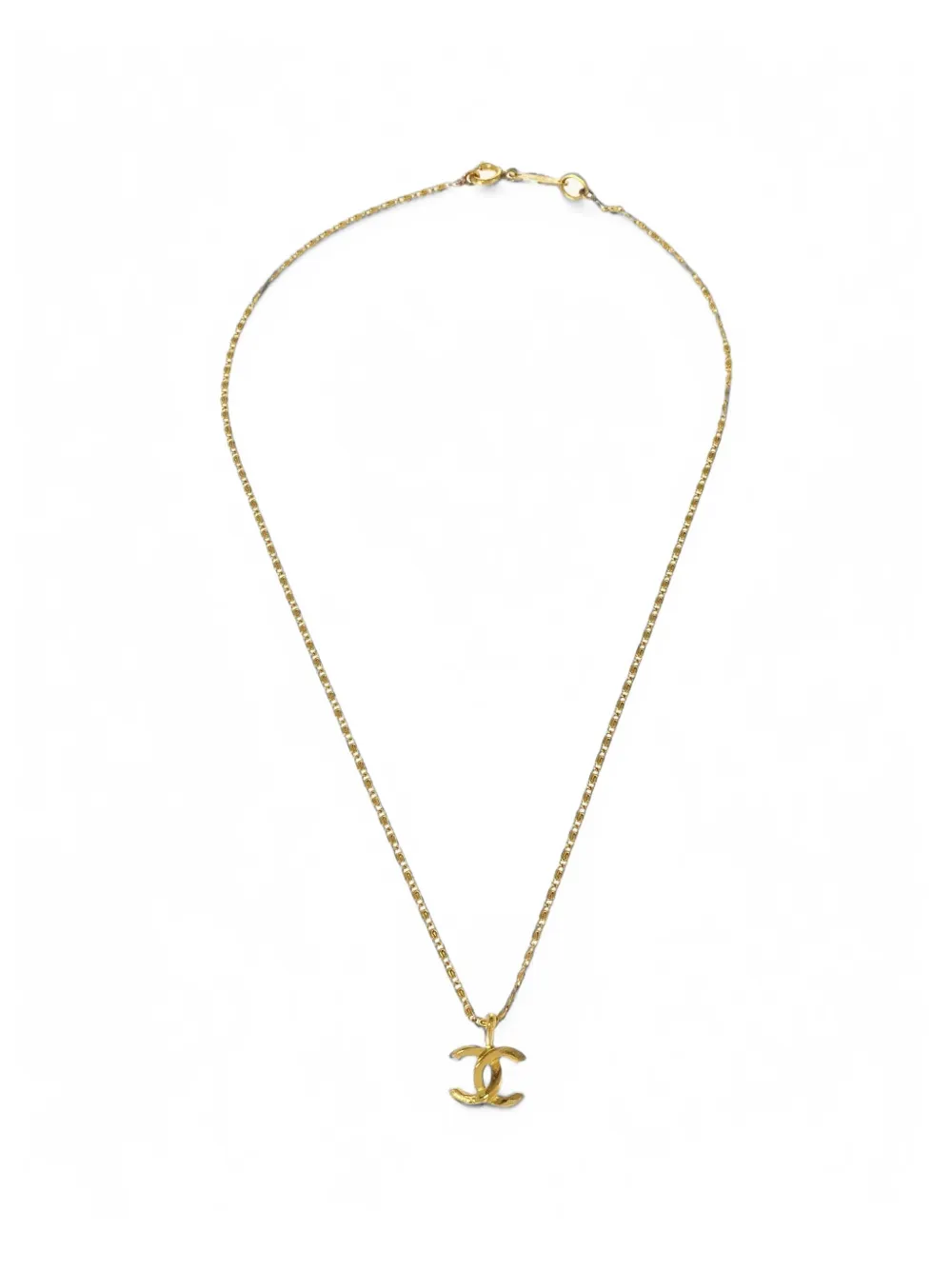 CHANEL Pre-Owned 1982 CC pendant necklace - Gold